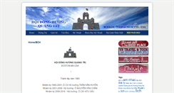 Desktop Screenshot of hoidonghuongquangtri.com